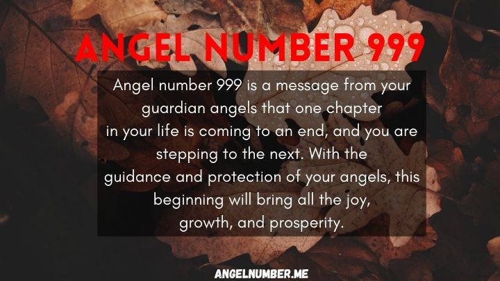 seeing 999 angel number