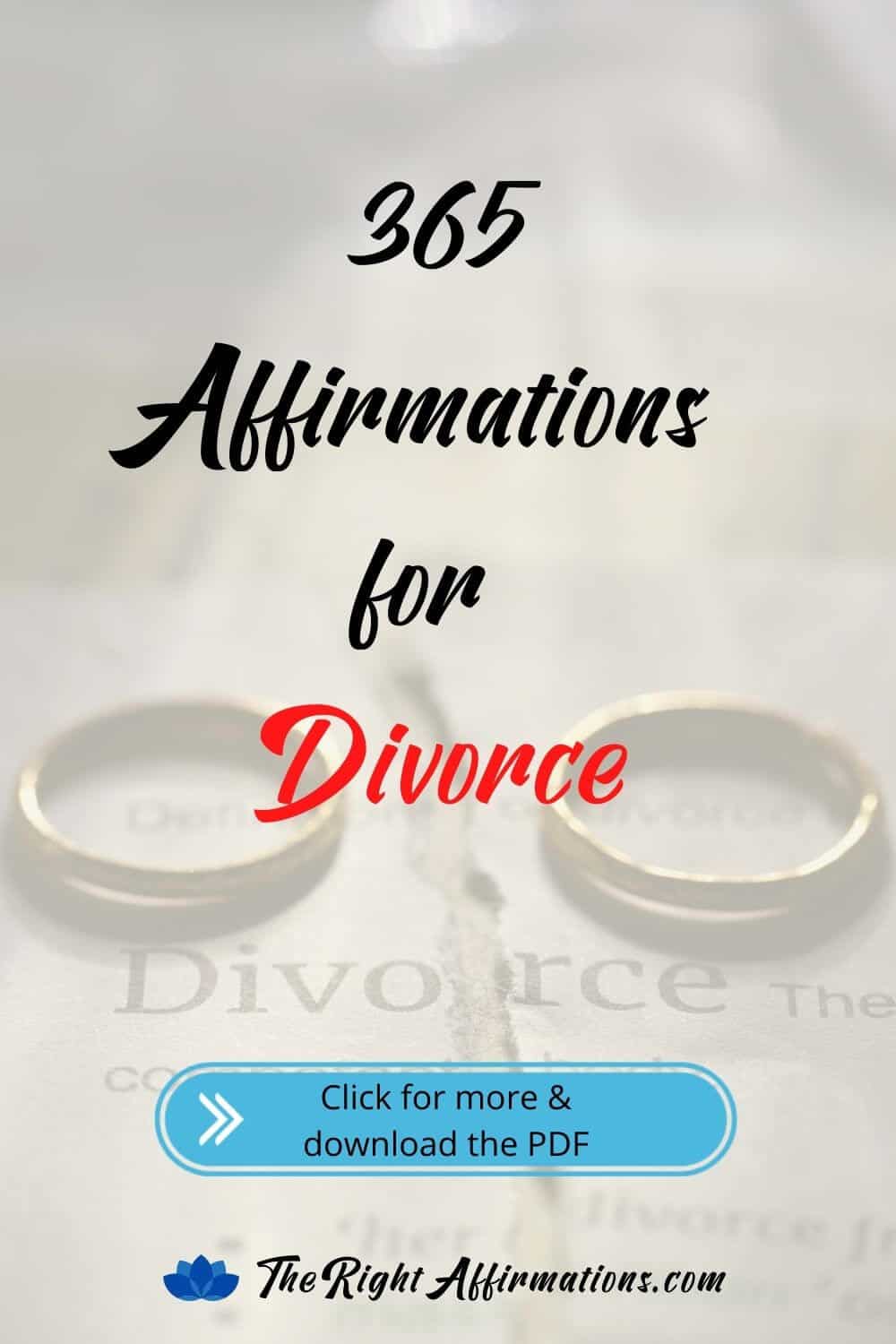 affirmations for divorce pinterest