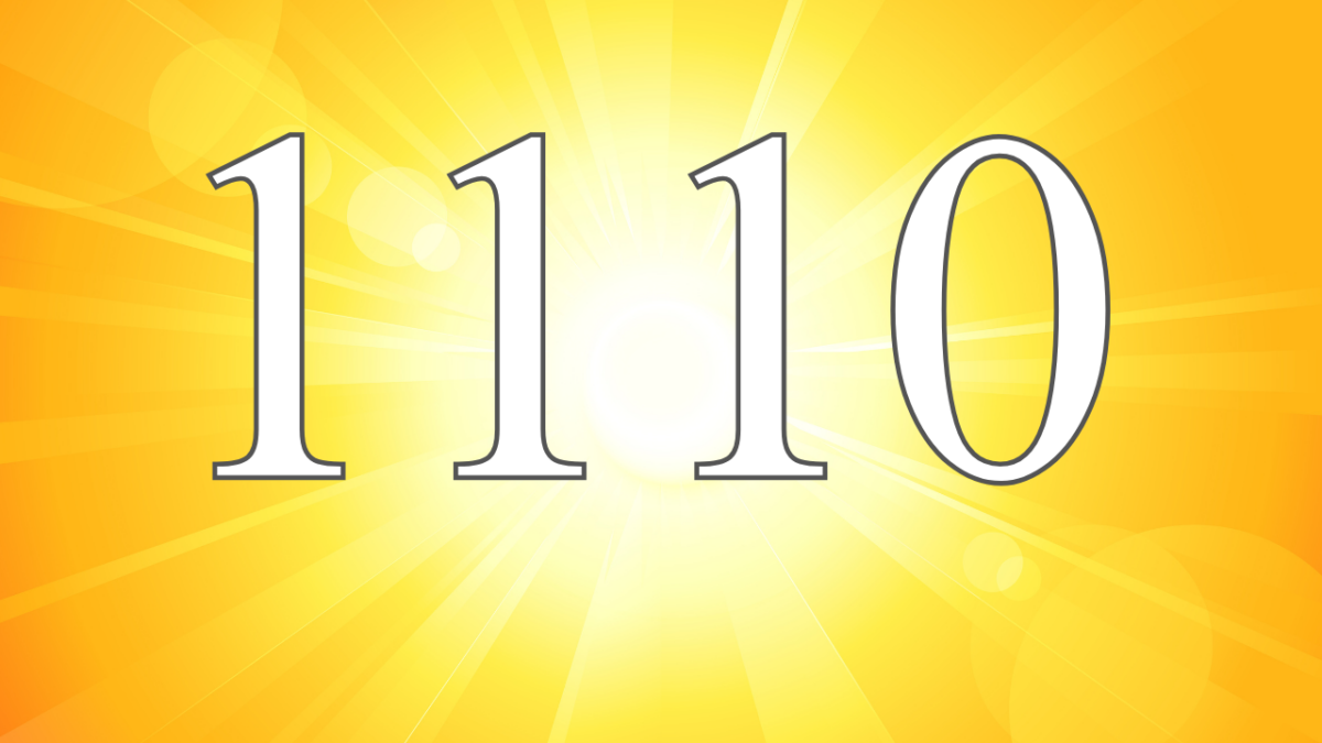 Angel Number 1110