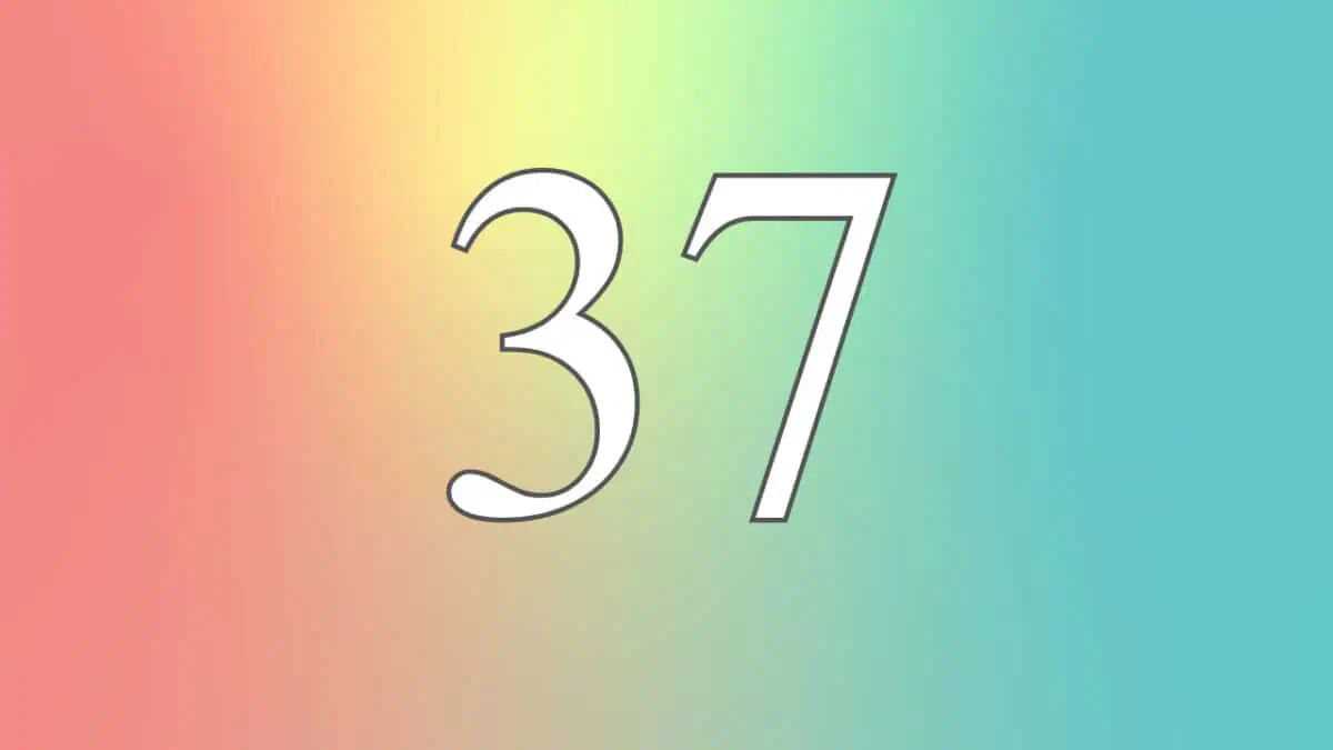Angel Number 37