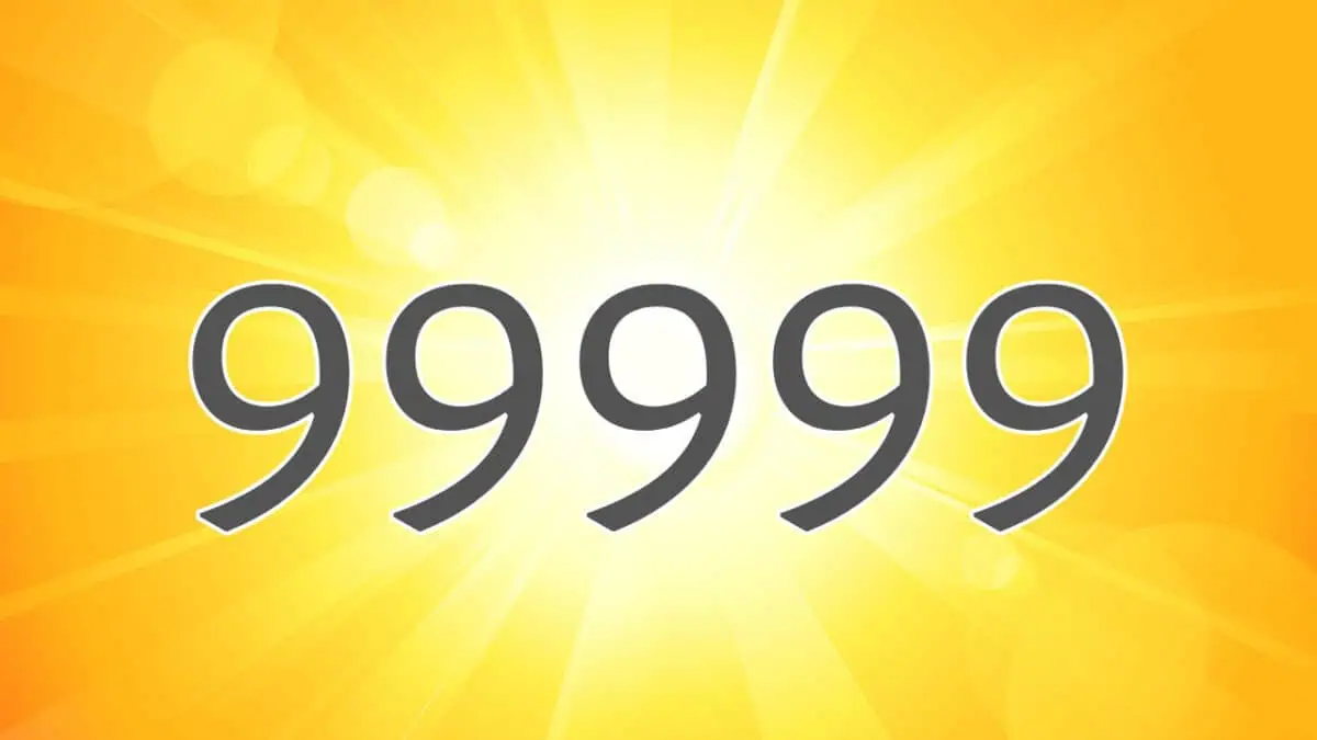 Angel Number 99999