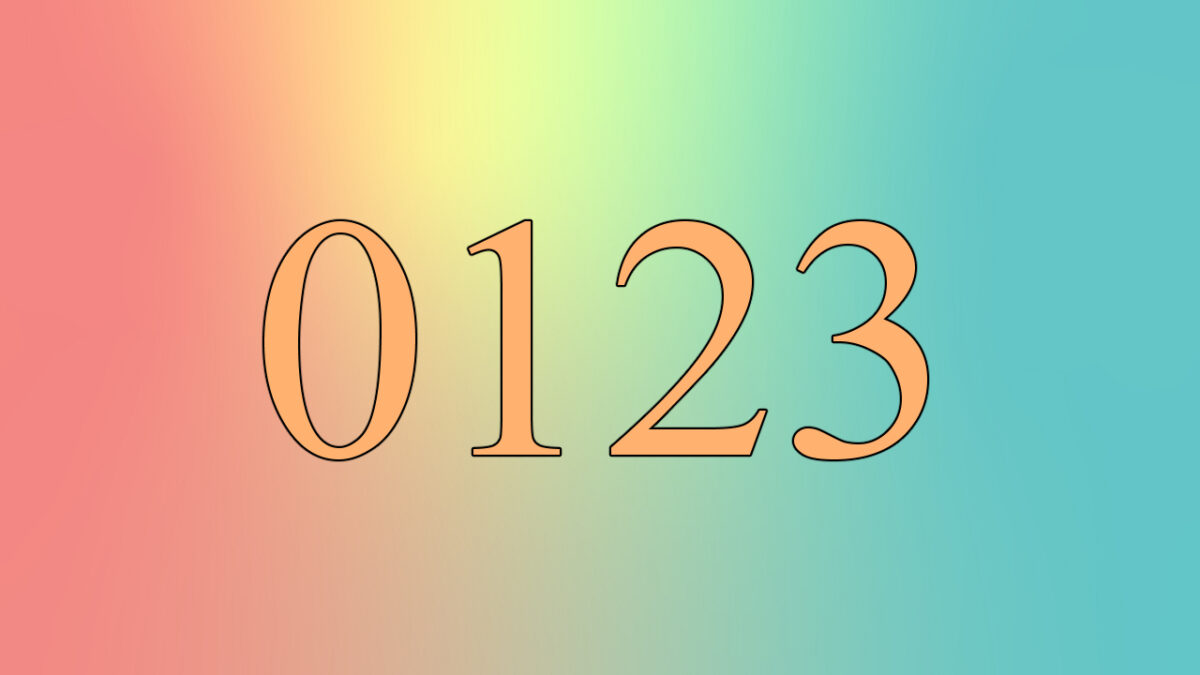 angel number 0123