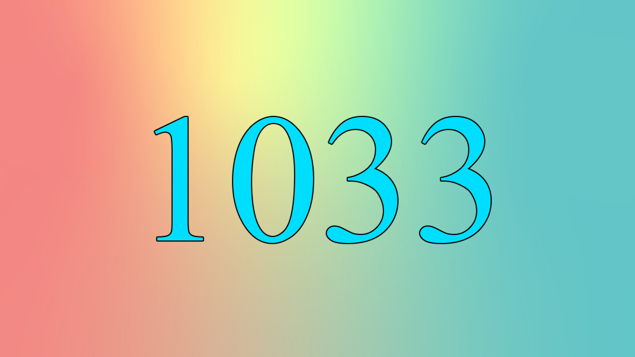angel number 1033
