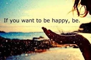 how to be happy with what you have