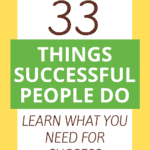 Things Successful People Do