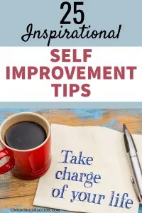 25 Self Improvement Tips Pin