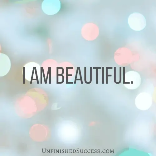I am beautiful