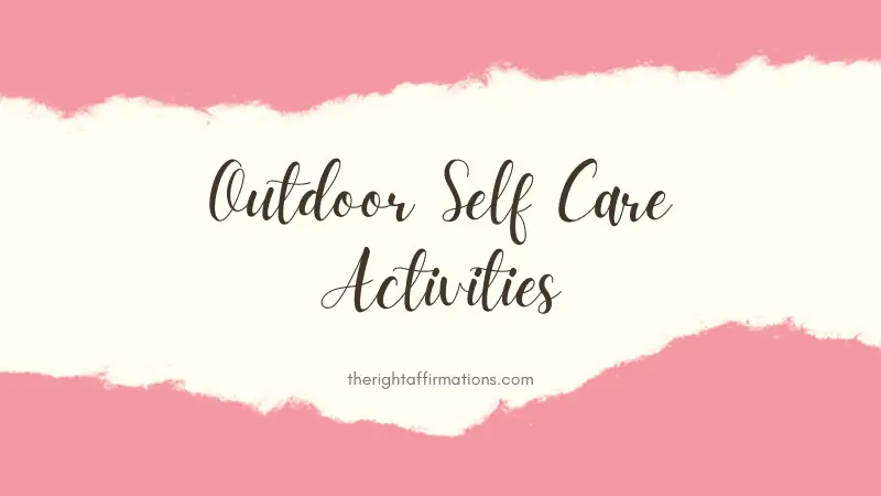 Outdoor Self Care Activities featured image