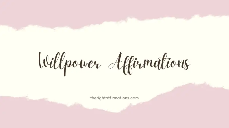 Willpower affirmations featured image