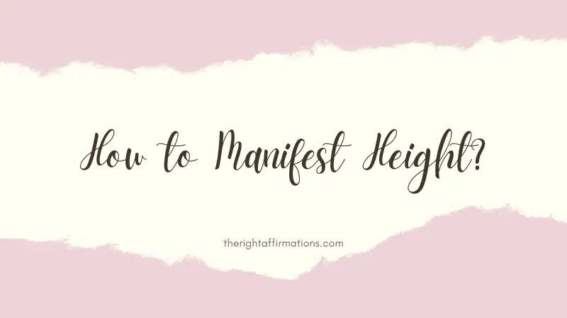 How to Manifest Height featured image