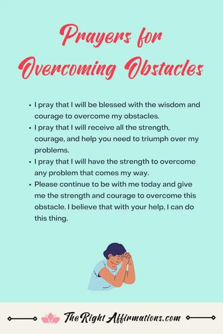 Prayers for Overcoming Obstacles