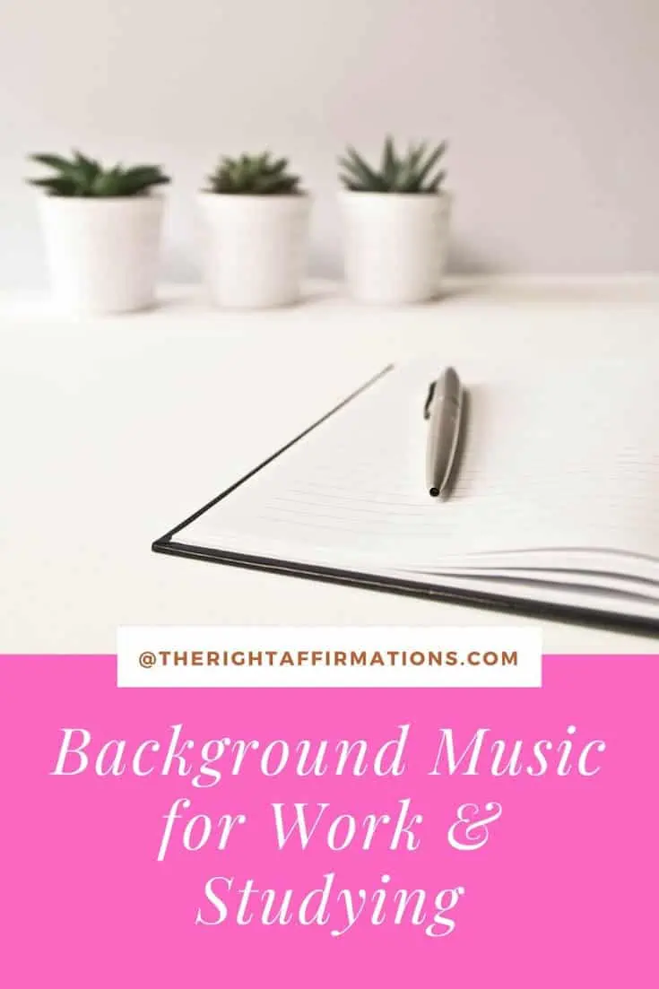 background music for work and studying pinterest 2