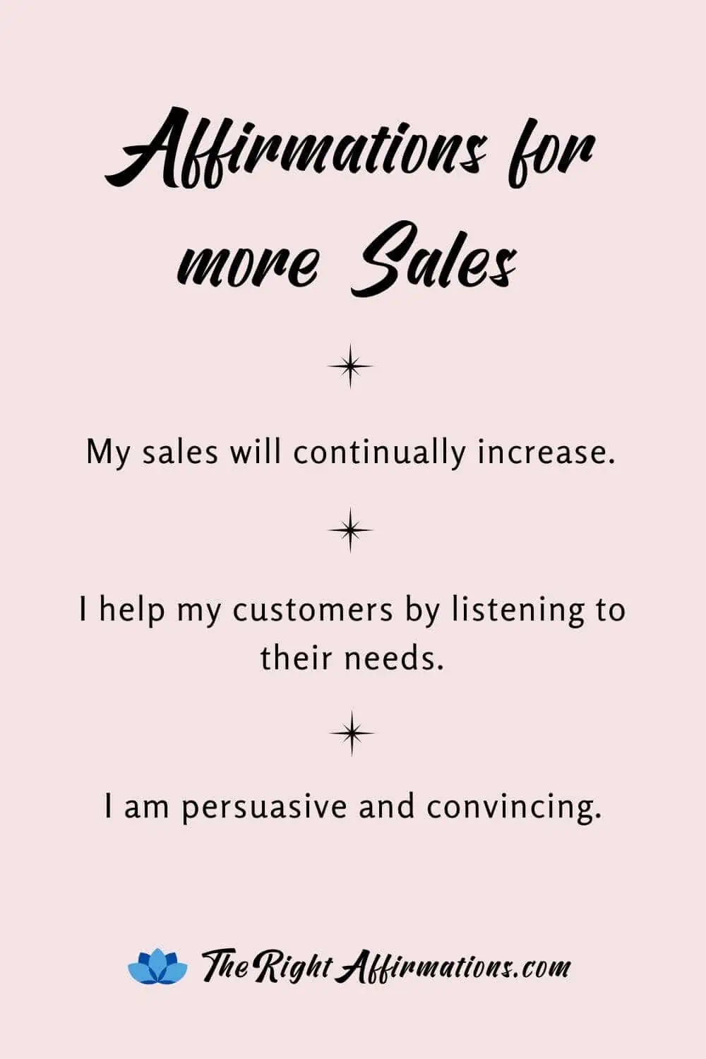 daily sales affirmations