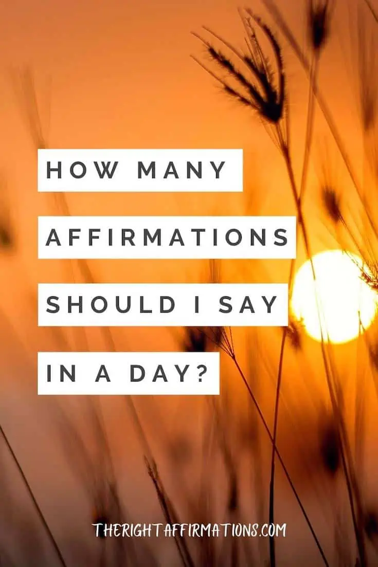 how many affirmations should i say in a day pinterest 2