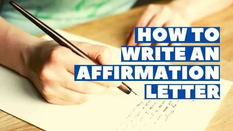 how to write an affirmation letter to yourself featured image
