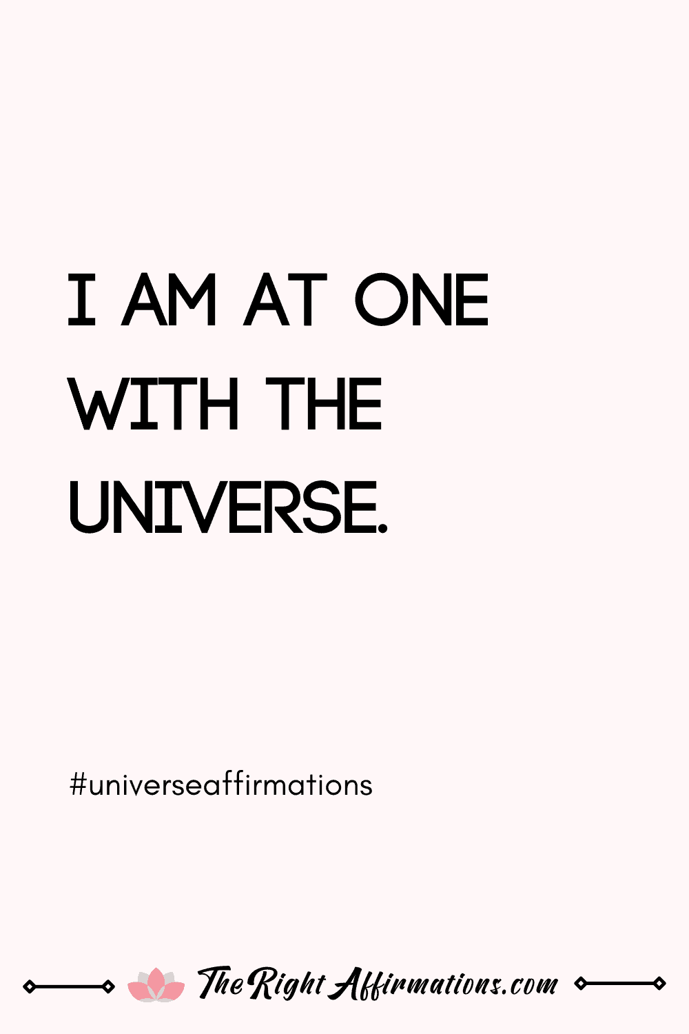 powerful universe affirmations