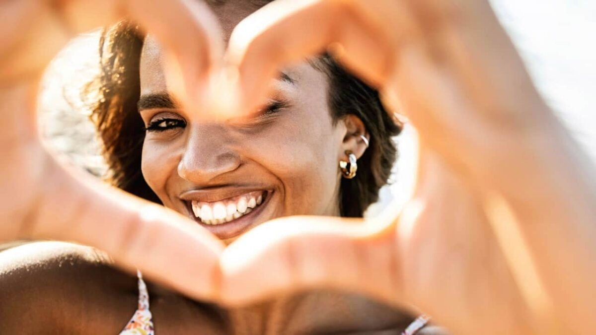 young smiling woman